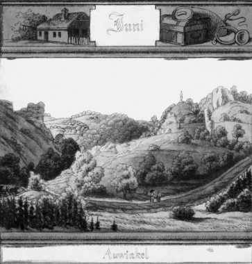 Zugliget, 1837-1848 kztt, M. Schwindt rajza